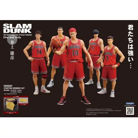 Slam Dunk Scale PVC sošky, sada 5 kusů Shohoku Starting Member Set 15 - 17 cm fotografii produktu