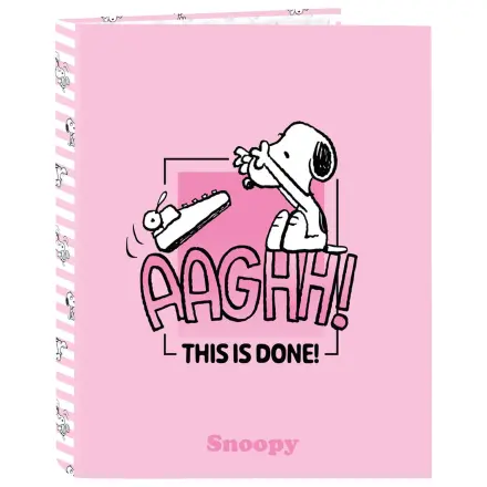 Snoopy kartonový pořadač se 4 kroužky A4 fotografii produktu