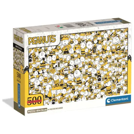Snoopy Crowd Chaos 500dílné kompaktní skládačka fotografii produktu