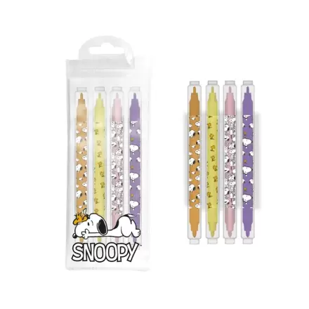 Snoopy Lazy Days Set 4 zvýrazňovačů fotografii produktu