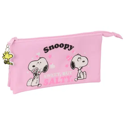 Snoopy trojité pouzdro na tužky fotografii produktu