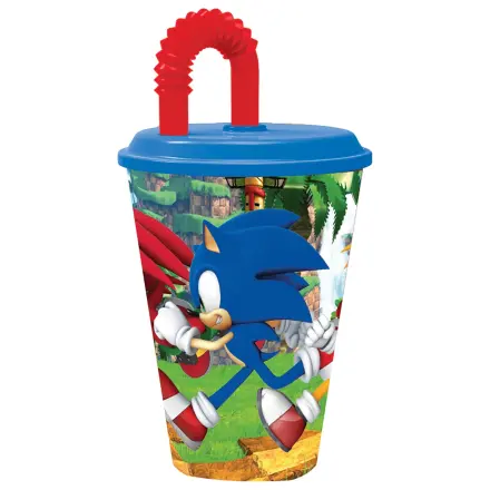 Sonic Adventure hrnek s brčkem, plastový 430 ml fotografii produktu