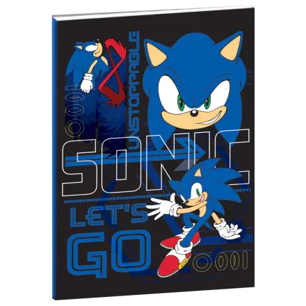 Sonic Go Fast B/5 linkovaný zápisník, 40 listů fotografii produktu