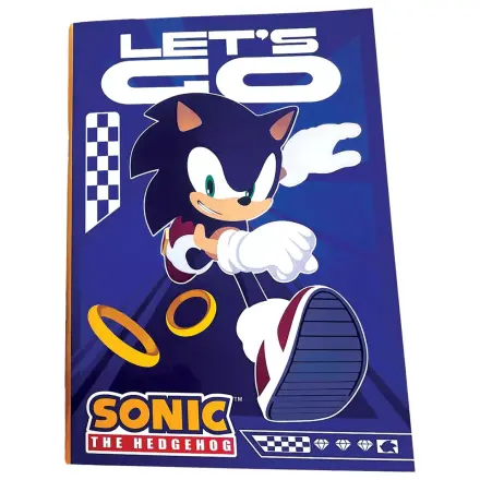 Sonic Let's Go B/5 Linkovaný poznámkový blok, 40 stran fotografii produktu