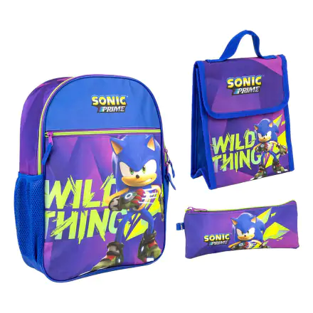 Batoh Sonic Prime + box na oběd + pouzdro na tužky 42 cm termékfotója