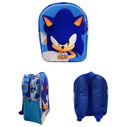 Sonic the Hedgehog 3D batoh 30 cm fotografii produktu