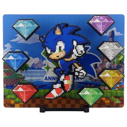 Sonic The Hedgehog FiGGYZ magnet sběratelský Modern Sonic k 35. výročí 9 cm fotografii produktu