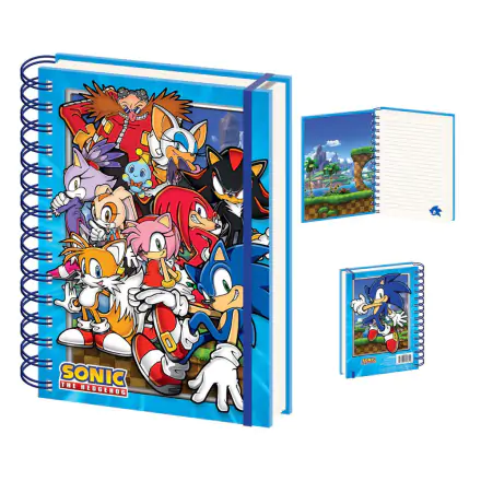 Sonic The Hedgehog Wiro Zápisník A5 Green Hill Zone Gang fotografii produktu