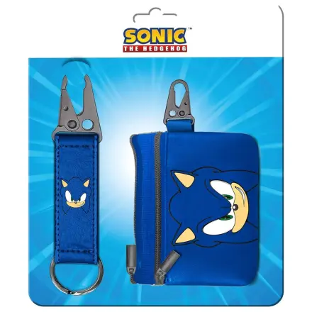 Sonic the Hedgehog klíčenka + sada peněženek fotografii produktu