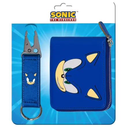 Sonic the Hedgehog klíčenka + peněženka sada fotografii produktu