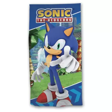 Sonic The Hedgehog plážová osuška z mikrovlákna termékfotója