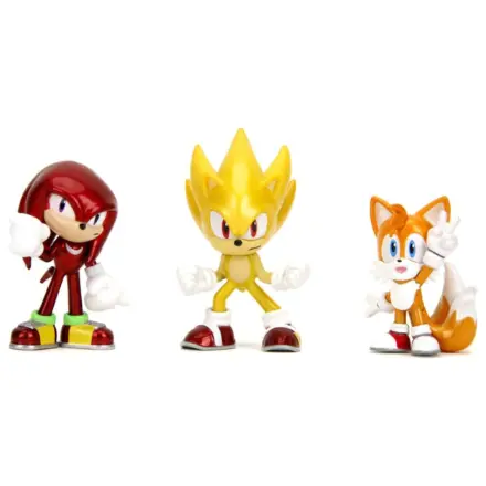 Sonic the Hedgehog Nano Metalfigs tlakově lité mini figurky, balení 3 kusů, 5 cm fotografii produktu