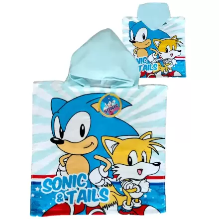 Sonic The Hedgehog bavlněné pončo osuška termékfotója