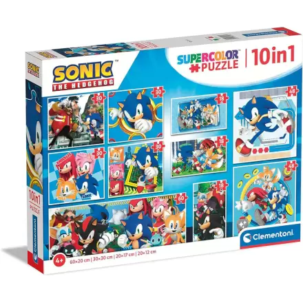 Sonic the Hedgehog puzzle 18+30+48+60 dílků fotografii produktu