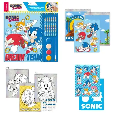 Sonic The Hedgehog omalovánky s aktivitami fotografii produktu
