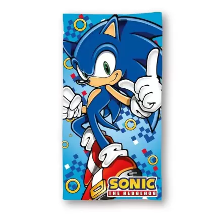 Sonic the Hedheghog mikrovláknová plážová osuška fotografii produktu