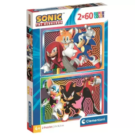 Puzzle Sonic the Hedgehog 2x60 dílků fotografii produktu