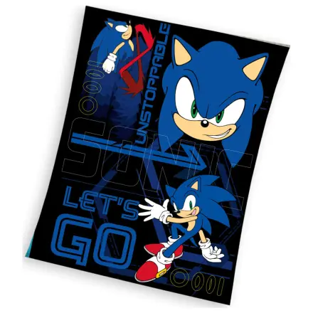 Sonic Unstoppable flísová deka fotografii produktu