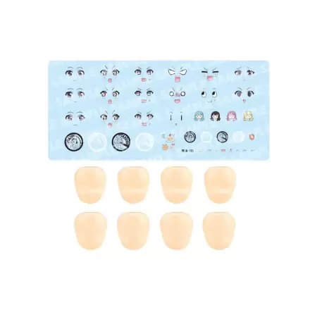 Sousai Shojo Teien Model Kit Accessory Set 1/10 Sada přizpůsobených obličejů a obtisků Vol. 5 Designed by Raguhonoerika For Madoka Yuki A fotografii produktu