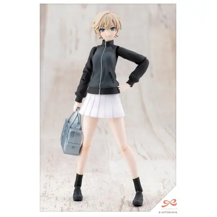 Sousai Shojo Teien Plastic Model Kit 1/10 Rui Saotome Touhou High School Tracksuit Dreaming Style Midnight Onyx 16 cm fotografii produktu