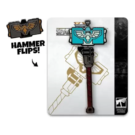 Space Marine 2 odznáček Thunder Hammer 5 cm fotografii produktu