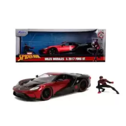 Spider-Man Diecast Model 1/24 2017 Ford GT Miles Morales, modelovaný termékfotója