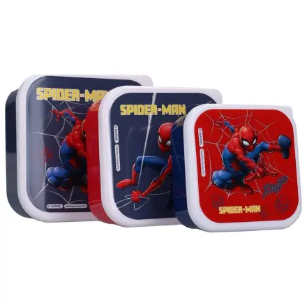 Spider-Man Sada krabiček na svačinu Fresh Bites 12 cm fotografii produktu