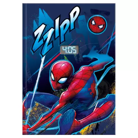 Marvel Spiderman Notebook s hodinami fotografii produktu