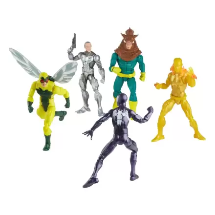 Spider-Man Marvel Legends akční figurka 5-balení Spider-Man, Silvermane, Human Fly, Molten Man, Razorback 15 cm termékfotója