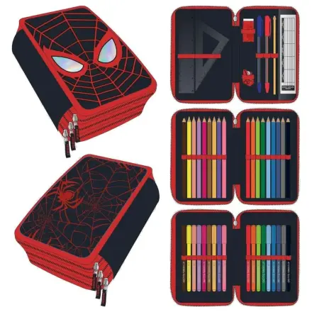 Marvel Spiderman Miles Morales třípatrový penál fotografii produktu