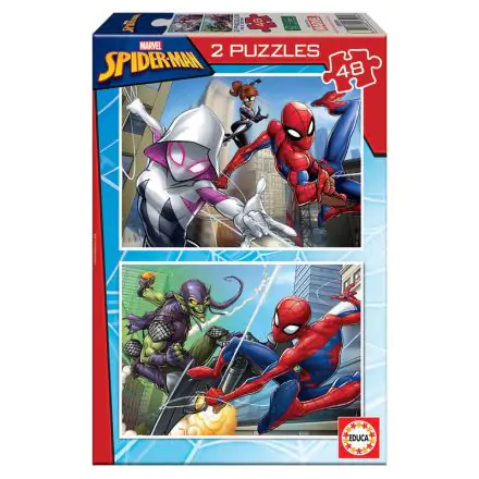 Marvel Spiderman puzzle 2x48 dílků termékfotója