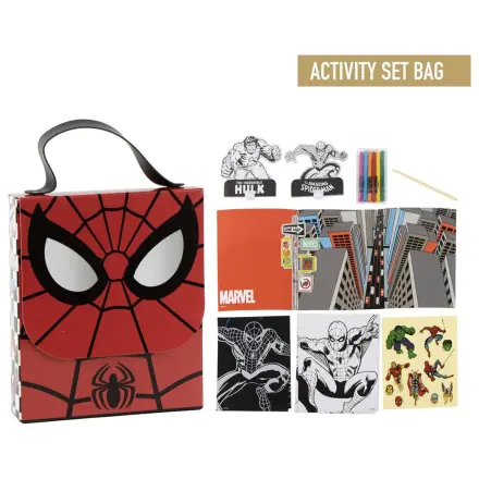 Marvel Spiderman set na vybarvování do batohu fotografii produktu