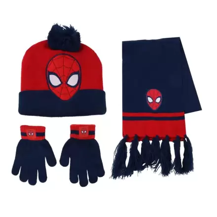 Marvel Spiderman zimní set nákrčník čepice rukavice fotografii produktu
