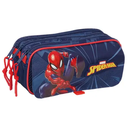 Marvel Spiderman trojité pouzdro na tužky fotografii produktu