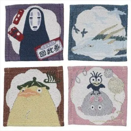 Spirited Away Coaster 4-Pack Postavy - sada 4 podtácků termékfotója