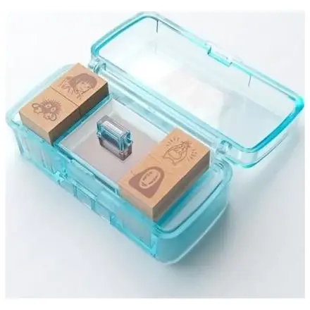 Spirited Away Chihiro ve vlaku modré známky sada fotografii produktu