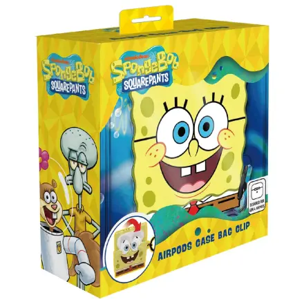 SpongeBob 3D pěnové pouzdro na AirPods s klipem na tašku fotografii produktu