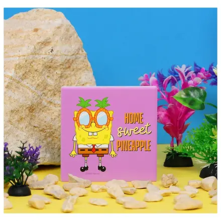 SpongeBob Home Sweet Pineapple Keramický čtvercový podtácek fotografii produktu