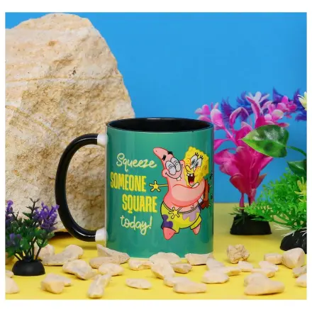 SpongeBob Hug hrnek s barevným vnitřkem 325ml fotografii produktu