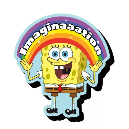 SPONGEBOB SQUAREPANTES Imagination Silný magnet termékfotója