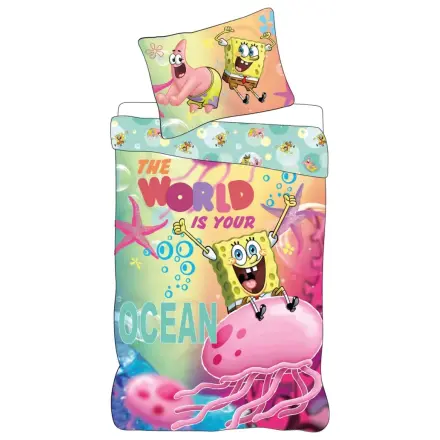 SpongeBob The World povlak na přikrývku pro děti, školku fotografii produktu