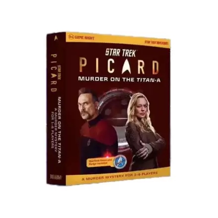 Star Trek Picard detektivní hra s vraždou Murder on the Titan-A anglická verze fotografii produktu
