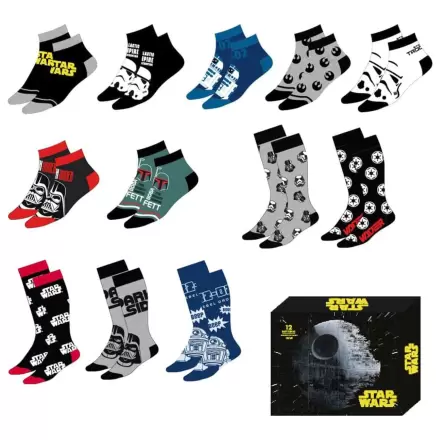 Star Wars Ponožky balení 12 kusů 38-45 fotografii produktu