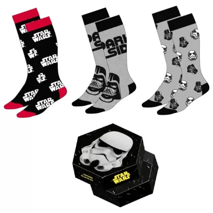 Star Wars Ponožky 3-Pack Stormtrooper 38-45 fotografii produktu