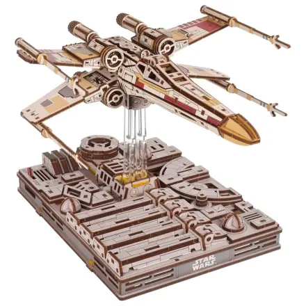 Star Wars 3D Dřevěné Puzzle Luke Skywalker's X-Wing Starfighter fotografii produktu