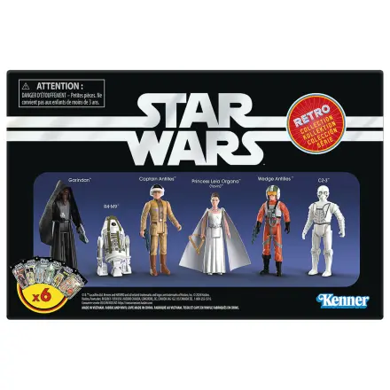 Star Wars: A New Hope Retro Collection sada 6 figurek 9,5 cm fotografii produktu