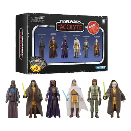 Star Wars: Acolyte Retro Collection Akční figurka balení 6 kusů 10 cm fotografii produktu