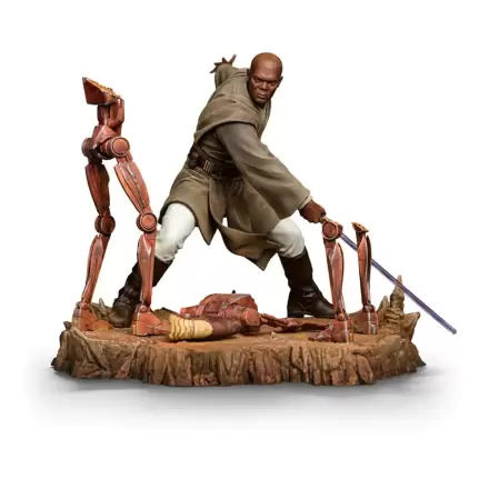 Star Wars Art Scale Statue 1/10 Mace Windu 18 cm soška fotografii produktu