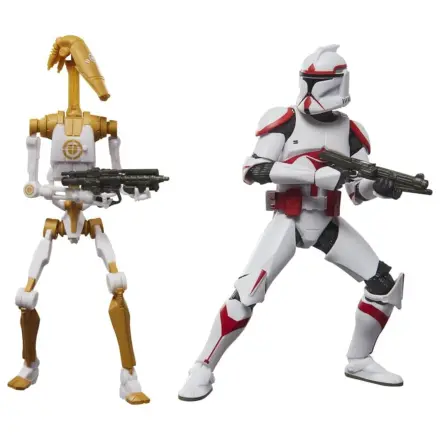 Star Wars: Battlefront II Black Series akční figurky 2-Pack Phase I Assault Trooper & Battle Droid Officer 15 cm fotografii produktu