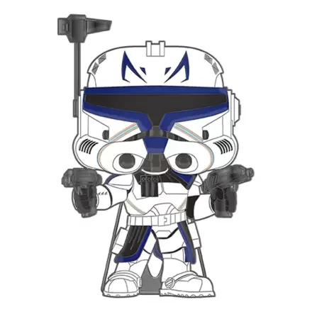 Star Wars Clone Wars Loungefly POP! Smaltovaný odznak (Pin) Captain Rex (Svítí ve tmě) 10 cm fotografii produktu